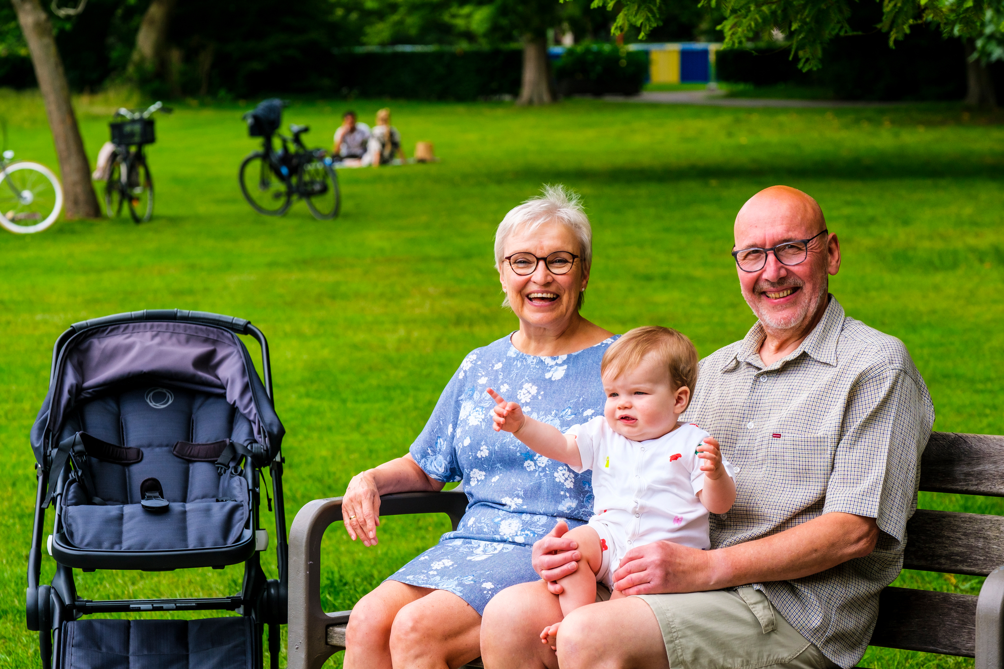 Foto van mensen in het Te Boelaarpark